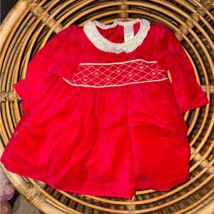 Little Me Red and White Kids Costume Dress
